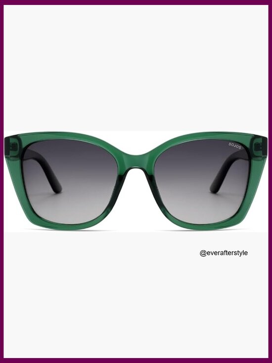 Vintage Oversized Cateye Sunglasses UV400 Protection Polarized Plastic main image 4